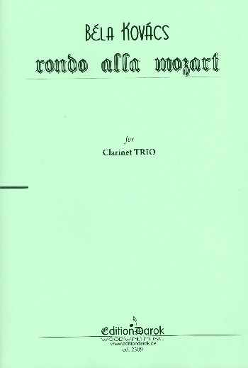 Rondo alla Mozart for 3 clarinets