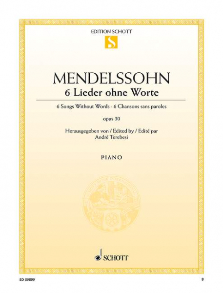 6 Lieder ohne Worte op. 30 für Klavier