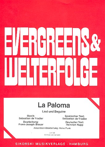 La Paloma für Akkordeon