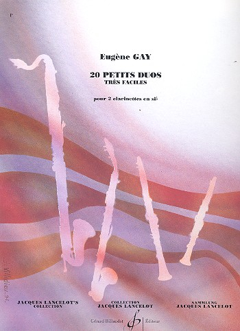 20 petits duos très facile pour 2 clarinettes