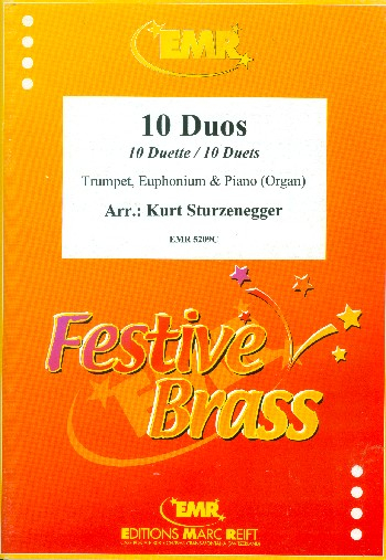 10 Duos für Trompete, Euphonium (Posaune) und Klavier (Orgel)