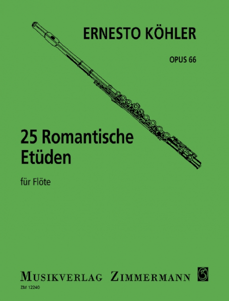 Etüden für Flöte 25 Romantische Etüden op. 66