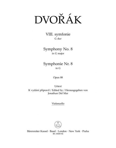 Symphonie G-Dur Nr.8 op.88 für Orchester