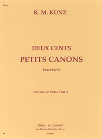 200 Petits canons pour piano