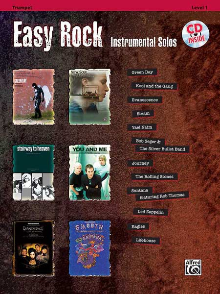 Spielbuch für Trompete Easy Rock Instrumental Solos