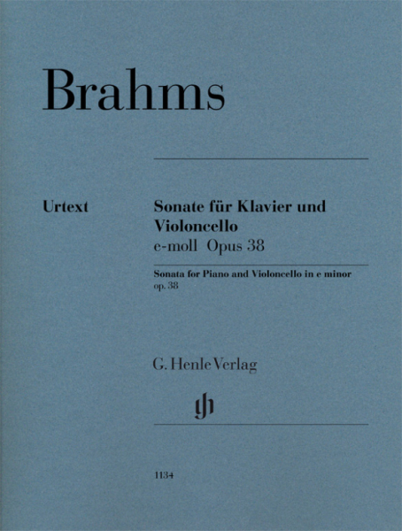 Sonate e-Moll op.38 für Violoncello und Klavier