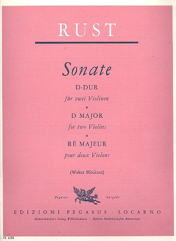 Sonate D-Dur für 2 Violinen