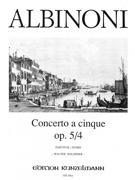 Concerto à cinque G-Dur op.5,4 für Violine und Streicher