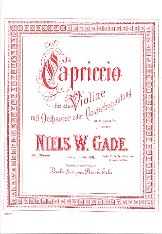 Capriccio für Violine und Klavier