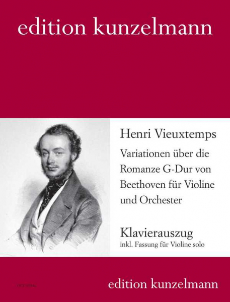 Variationen über die Romanze G-Dur von Beethoven G-Dur für Violine und Orchester