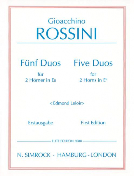 5 Duos für 2 Hörner in Es