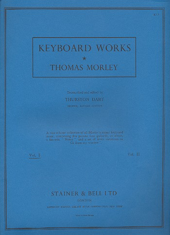 Keyboard Works vol.1 Dart, Th., ed