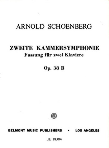 Kammersymphonie nr.2 op.38b Fassung für 2 Klaviere