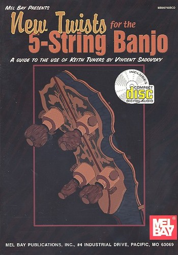 New Twists (+CD) for 5-string banjo in tab
