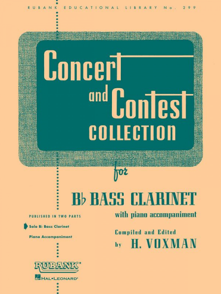 Concert and Contest Collection for bass clarinet and piano