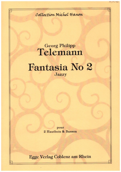 Fantasia No2 &quot;Jazzy&quot; pour 2 hautbois et basson