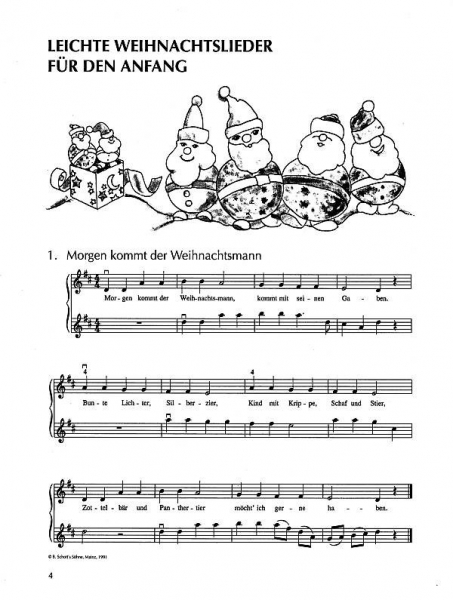 Spielband für Violine Das fröhliche Weihnachtsliederheft