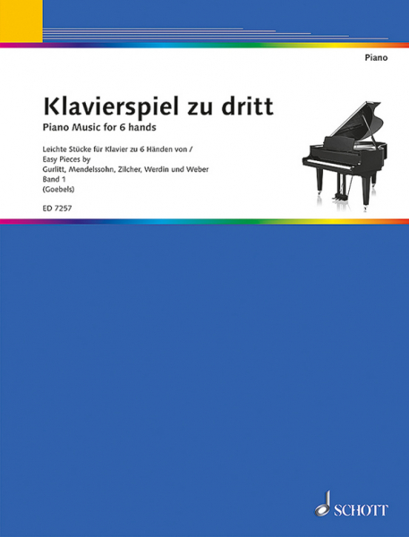 Klavierspiel zu dritt Band 1 für Klavier 6-händig