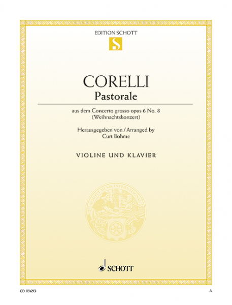 Pastorale op.6,8 für Violine und Klavier